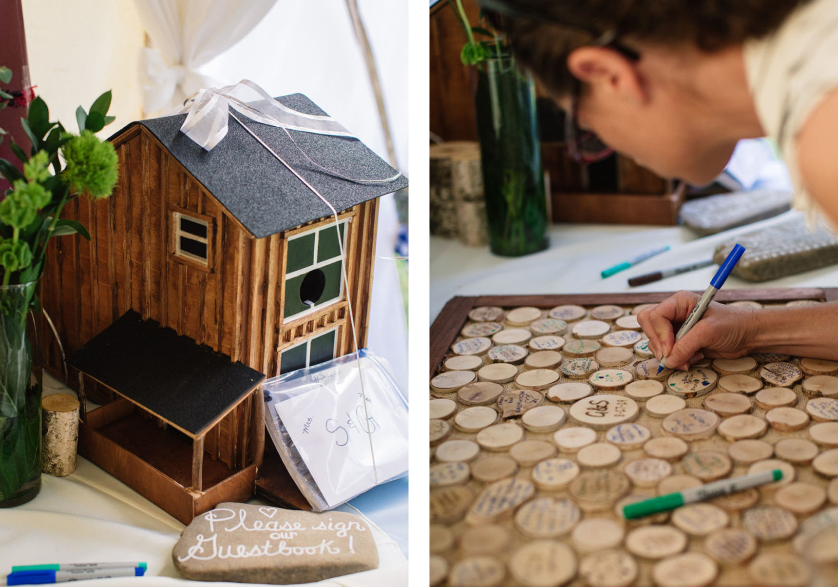 Gretchen-and-Summer-WNY-Weddings-Cabin-Guestbook